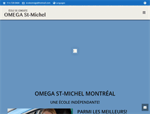 Tablet Screenshot of ecoledeconduite-omega.com